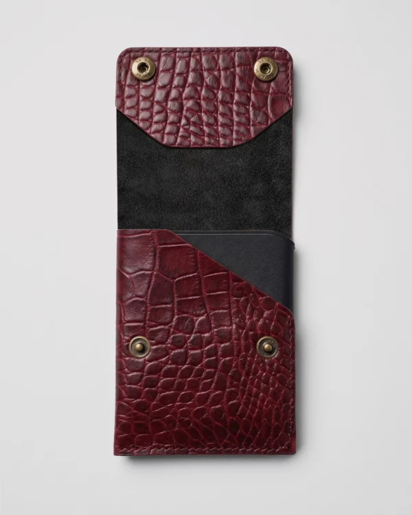 croco texture leather
